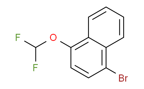 CAS No. 1261783-62-3, 1-Bromo-4-(difluoromethoxy)naphthalene