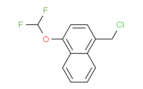 CAS No. 1261843-93-9, 1-(Chloromethyl)-4-(difluoromethoxy)naphthalene