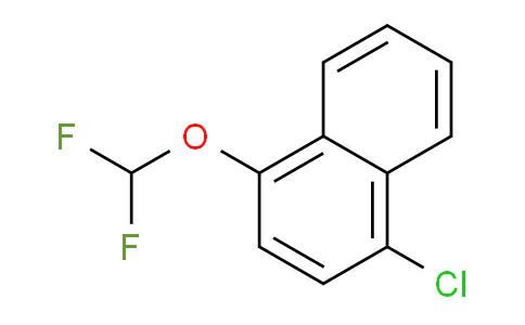 CAS No. 743451-75-4, 1-Chloro-4-(difluoromethoxy)naphthalene