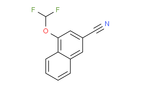 CAS No. 1261884-07-4, 4-(Difluoromethoxy)-2-naphthonitrile