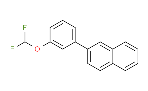 CAS No. 1261636-42-3, 2-(3-(Difluoromethoxy)phenyl)naphthalene