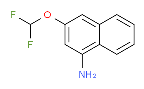 CAS No. 1261657-91-3, 3-(Difluoromethoxy)naphthalen-1-amine