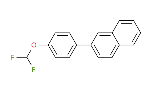 CAS No. 1261770-56-2, 2-(4-(Difluoromethoxy)phenyl)naphthalene