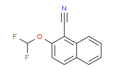 CAS No. 1261488-48-5, 1-Cyano-2-(difluoromethoxy)naphthalene