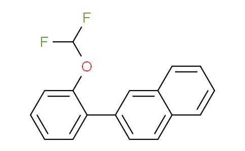 CAS No. 1261870-06-7, 2-(2-(Difluoromethoxy)phenyl)naphthalene