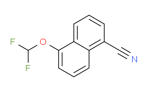 CAS No. 1261455-70-2, 1-Cyano-5-(difluoromethoxy)naphthalene