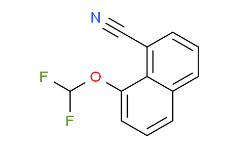 CAS No. 1261561-85-6, 1-Cyano-8-(difluoromethoxy)naphthalene
