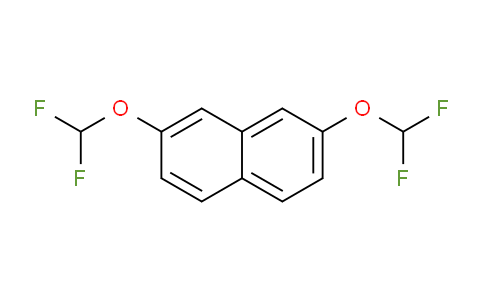 CAS No. 1261733-44-1, 2,7-Bis(difluoromethoxy)naphthalene