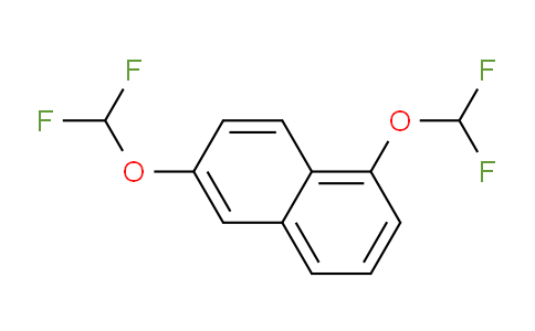 CAS No. 1261677-59-1, 1,6-Bis(difluoromethoxy)naphthalene