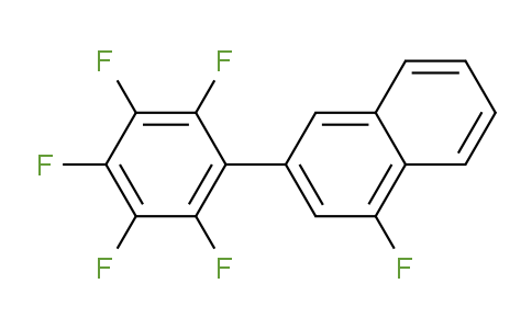 CAS No. 1261790-63-9, 1-Fluoro-3-(perfluorophenyl)naphthalene
