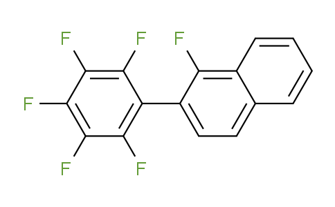 CAS No. 1261445-14-0, 1-Fluoro-2-(perfluorophenyl)naphthalene