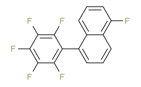 CAS No. 1261612-16-1, 1-Fluoro-5-(perfluorophenyl)naphthalene