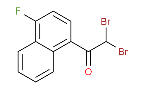 CAS No. 951-04-2, 2,2-Dibromo-1-(4-fluoronaphthalen-1-yl)ethanone
