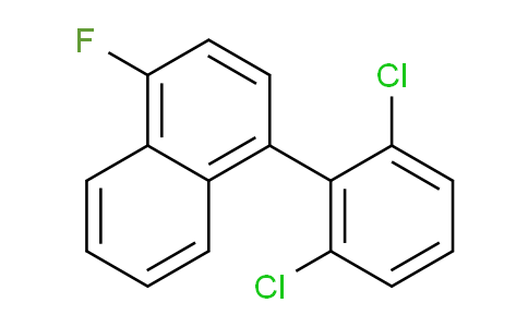 CAS No. 1361546-40-8, 1-(2,6-Dichlorophenyl)-4-fluoronaphthalene