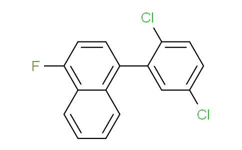 CAS No. 1361896-23-2, 1-(2,5-Dichlorophenyl)-4-fluoronaphthalene