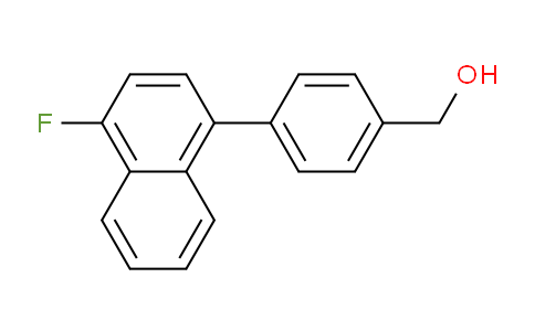 CAS No. 1365968-79-1, (4-(4-Fluoronaphthalen-1-yl)phenyl)methanol