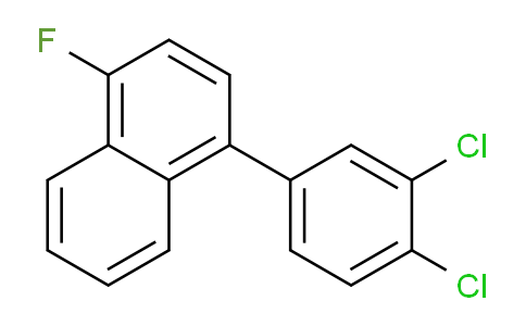 CAS No. 1361608-65-2, 1-(3,4-Dichlorophenyl)-4-fluoronaphthalene