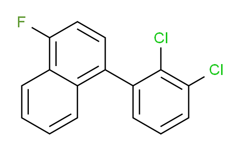 CAS No. 1361887-14-0, 1-(2,3-Dichlorophenyl)-4-fluoronaphthalene