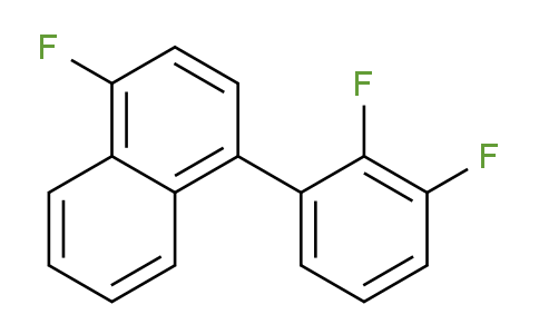 CAS No. 1261725-34-1, 1-(2,3-Difluorophenyl)-4-fluoronaphthalene