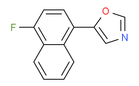 CAS No. 1394023-29-0, 5-(4-Fluoronaphthalen-1-yl)oxazole