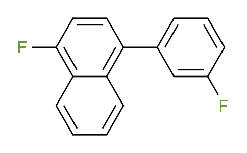 CAS No. 1214330-15-0, 1-Fluoro-4-(3-fluorophenyl)naphthalene