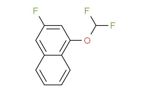 CAS No. 1261520-14-2, 1-(Difluoromethoxy)-3-fluoronaphthalene