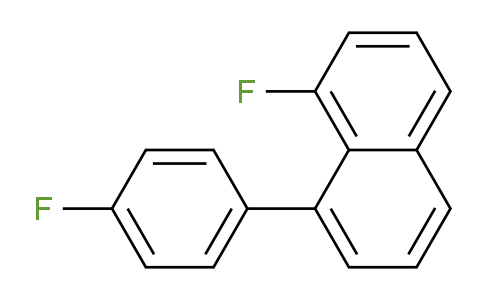CAS No. 1214330-21-8, 1-Fluoro-8-(4-fluorophenyl)naphthalene