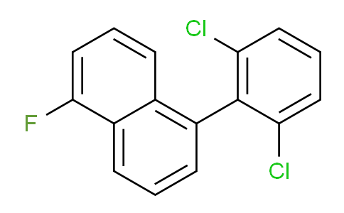 CAS No. 1361605-35-7, 1-(2,6-Dichlorophenyl)-5-fluoronaphthalene