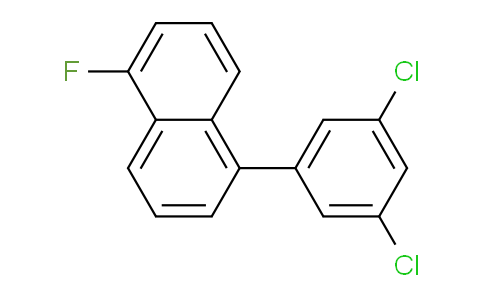 CAS No. 1361861-67-7, 1-(3,5-Dichlorophenyl)-5-fluoronaphthalene