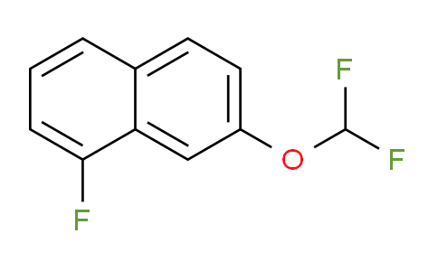 CAS No. 1261533-55-4, 2-(Difluoromethoxy)-8-fluoronaphthalene