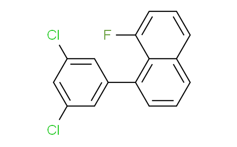 CAS No. 1361721-24-5, 1-(3,5-Dichlorophenyl)-8-fluoronaphthalene
