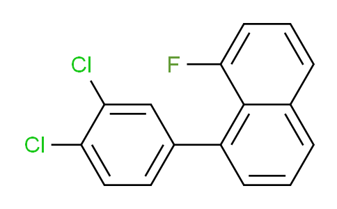 CAS No. 1361548-01-7, 1-(3,4-Dichlorophenyl)-8-fluoronaphthalene