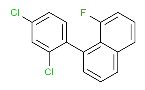 CAS No. 1361895-46-6, 1-(2,4-Dichlorophenyl)-8-fluoronaphthalene