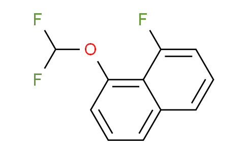CAS No. 1261627-59-1, 1-(Difluoromethoxy)-8-fluoronaphthalene
