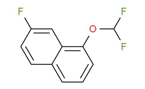CAS No. 1261629-17-7, 1-(Difluoromethoxy)-7-fluoronaphthalene