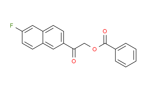 CAS No. 62244-91-1, 2-(6-Fluoronaphthalen-2-yl)-2-oxoethyl benzoate