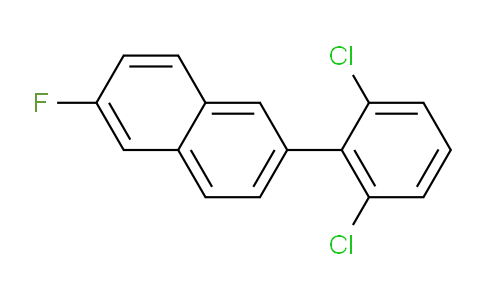 CAS No. 1361674-16-9, 2-(2,6-Dichlorophenyl)-6-fluoronaphthalene