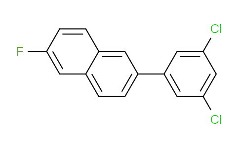 CAS No. 1361707-24-5, 2-(3,5-Dichlorophenyl)-6-fluoronaphthalene