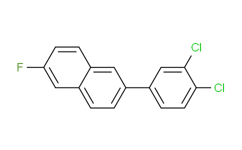 CAS No. 1361656-76-9, 2-(3,4-Dichlorophenyl)-6-fluoronaphthalene
