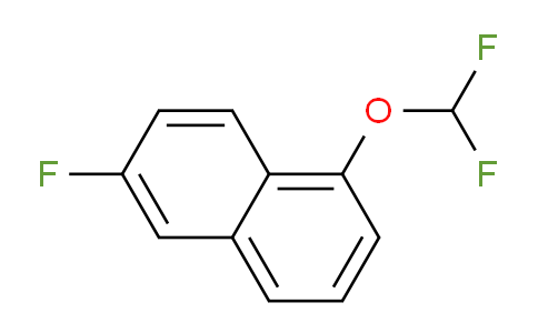CAS No. 1261787-11-4, 1-(Difluoromethoxy)-6-fluoronaphthalene