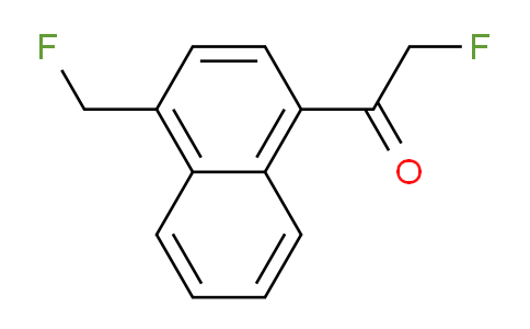 CAS No. 79797-93-6, 2-Fluoro-1-(4-(fluoromethyl)naphthalen-1-yl)ethanone