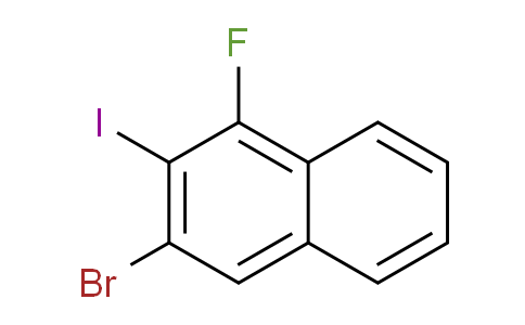 CAS No. 874907-48-9, 3-Bromo-1-fluoro-2-iodonaphthalene