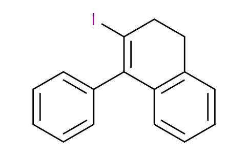 CAS No. 117408-90-9, 3-Iodo-4-phenyl-1,2-dihydronaphthalene