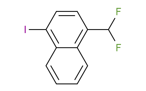 CAS No. 1261769-76-9, 1-(Difluoromethyl)-4-iodonaphthalene