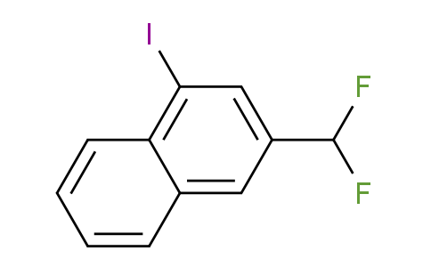 CAS No. 1261459-62-4, 2-(Difluoromethyl)-4-iodonaphthalene
