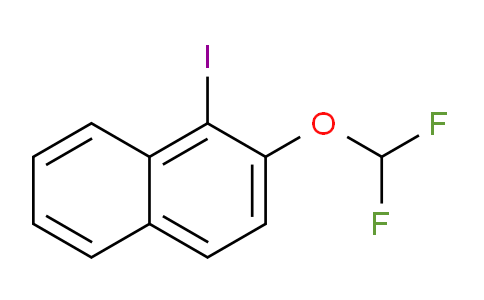CAS No. 1261682-63-6, 2-(Difluoromethoxy)-1-iodonaphthalene
