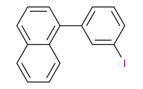 CAS No. 1001337-34-3, 1-(3-Iodophenyl)naphthalene