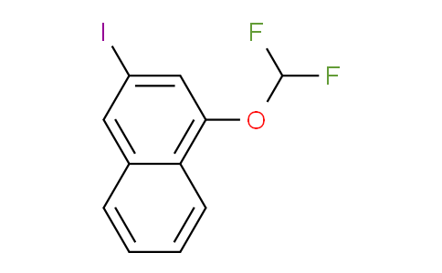 CAS No. 1261799-22-7, 1-(Difluoromethoxy)-3-iodonaphthalene