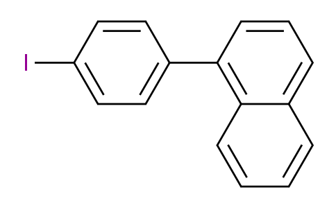 CAS No. 1001337-35-4, 1-(4-Iodophenyl)naphthalene