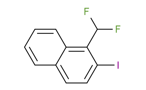 CAS No. 1261459-58-8, 1-(Difluoromethyl)-2-iodonaphthalene